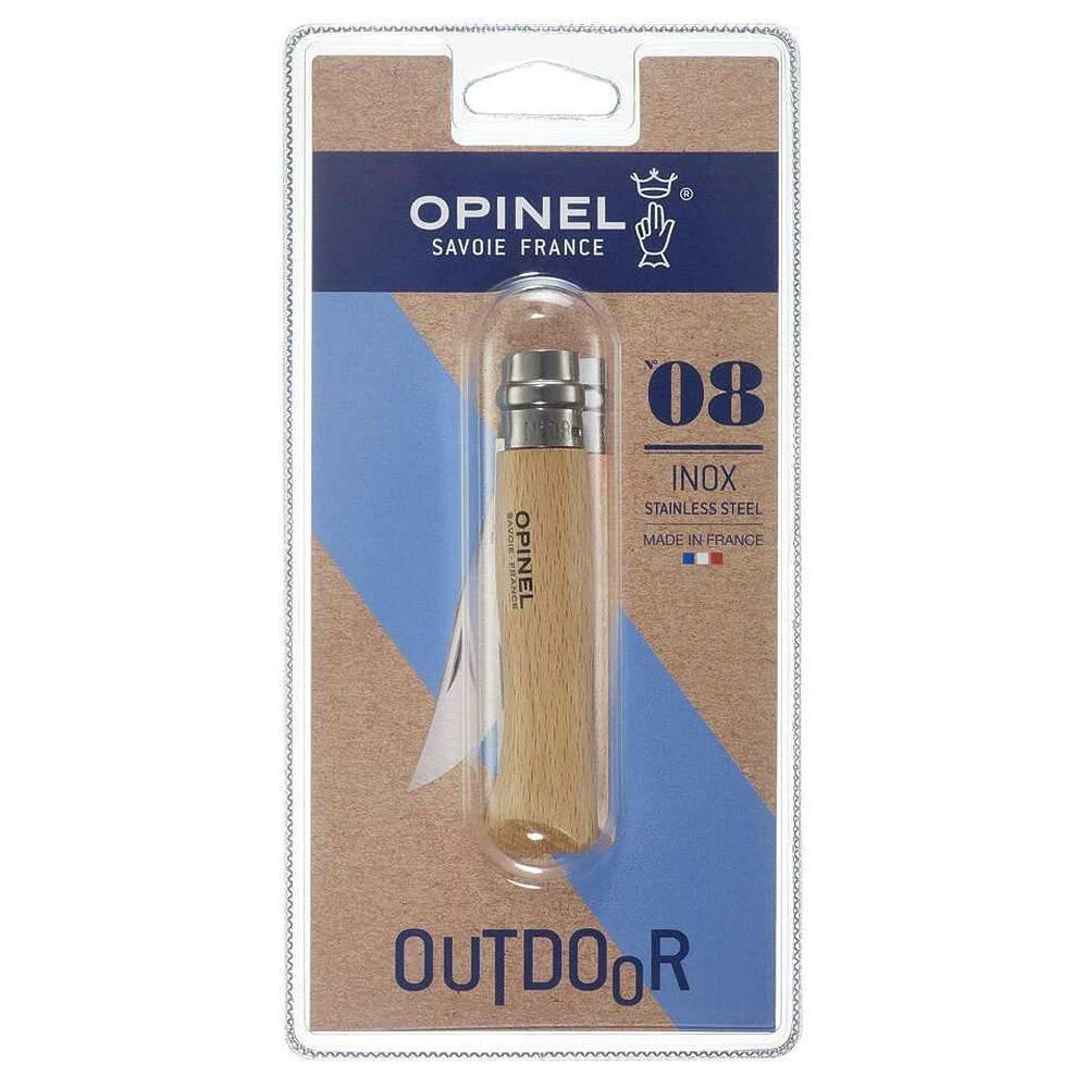 Opinel Usa Inc. Blister Pack No 8 Stainless Folding Knife 000405