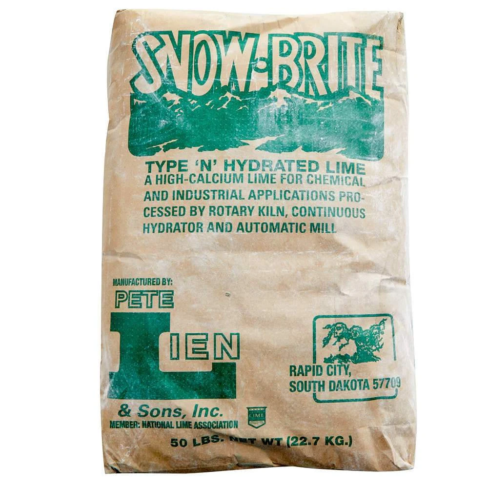 Consumer Supply Hydrated Lime