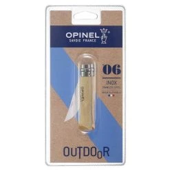 Opinel Usa Inc. Blister Pack No 6 Stainless Folding Knife 000404