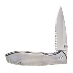Western Fashion Circle SH Stainless Steel Roping Knife W/Clip CSH-573SS