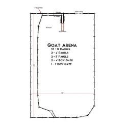 Metro Gate GOAT ARENA 30X54 (no Chute)