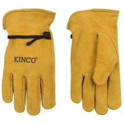 Kinco Gloves Suede Driver Glove Pullstrap