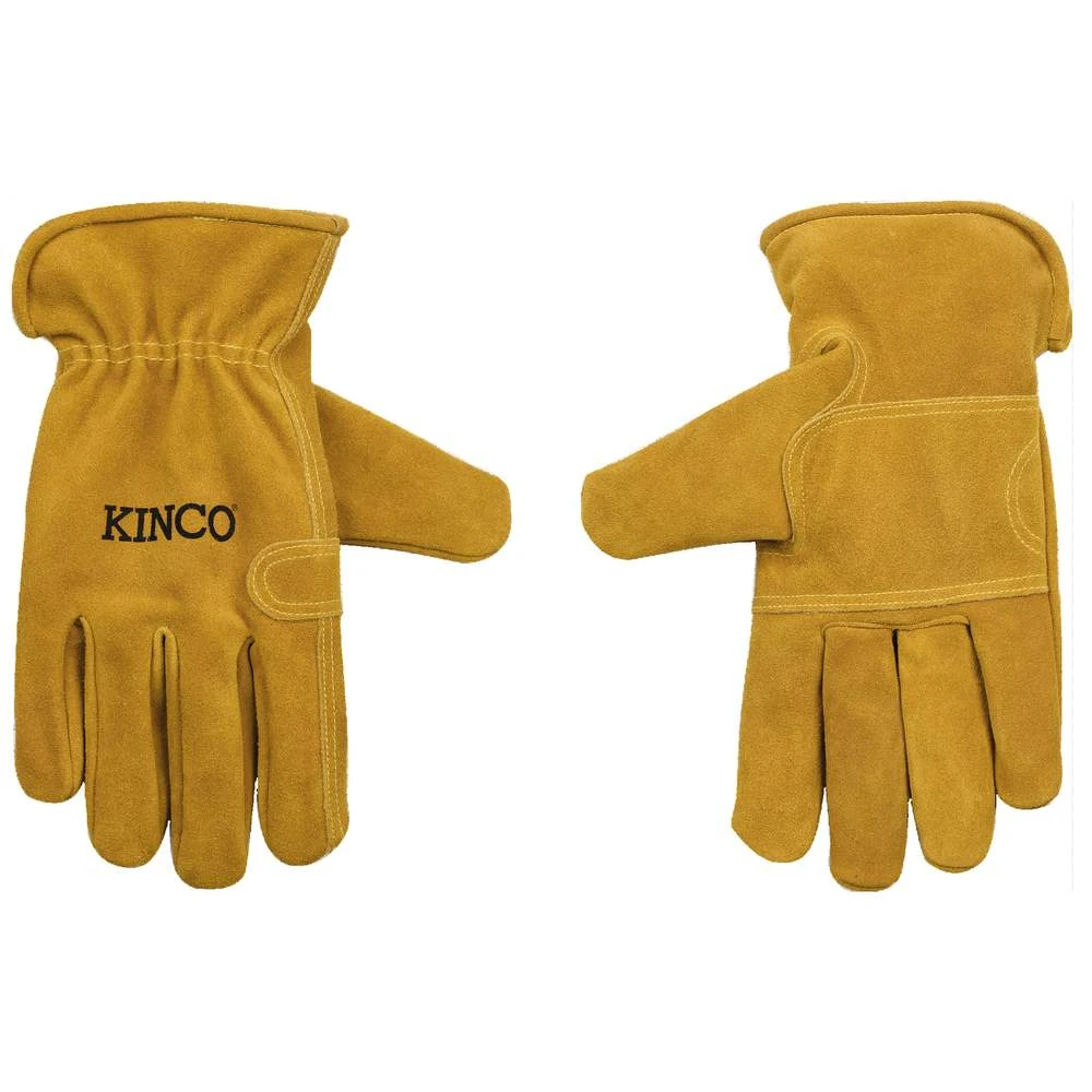 Kinco Gloves Suede Cowhide Double Palm Driver Gloves