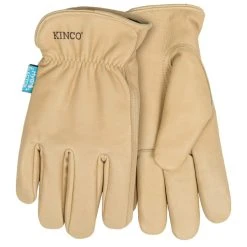 Kinco Gloves Lined Water Resistant Grain Cowhide Driver Glove
