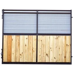 Metro Gate Horse Stall Panel 10' Estate Wood/Wire