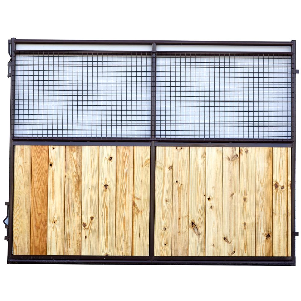 Metro Gate Horse Stall Panel 10' Estate Wood/Wire