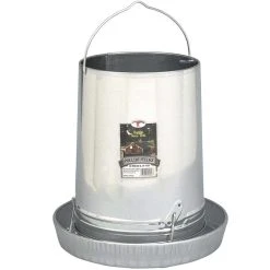Little Giant Feeder Galvanized Hanging With 14in. Pan