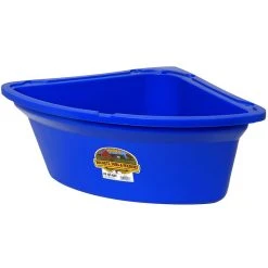 Little Giant Blue 26 Quart Corner Feeder