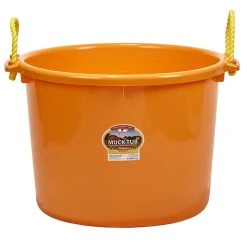 Little Giant Orange 70 Quart Muck Tub