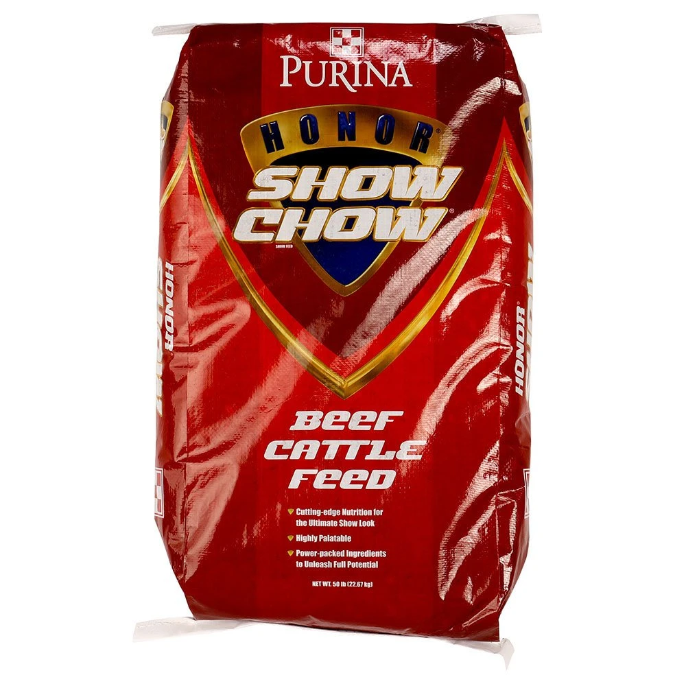 Purina Animal Nutrition Honor Show Chow Full Control 50lb Bag Beef Cattle Feed