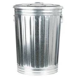 Omega Products Galvanized Trash Can - 20 Gallon